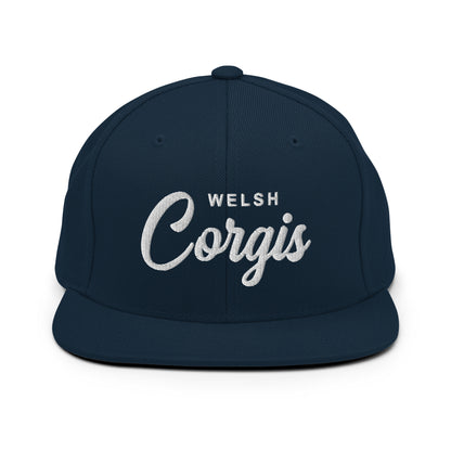 Welsh Corgis Retro Snapback, Embroidered Print