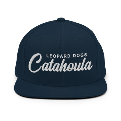 Catahoula Leopard Dogs Retro Snapback, Embroidered Print