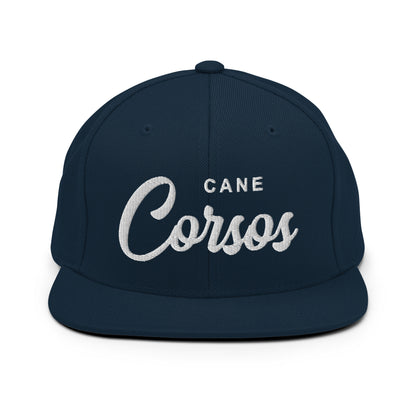 Cane Corsos Retro Snapback, Embroidered Print