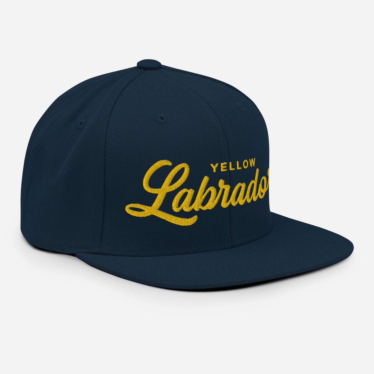 YELLOW Labradors Retro Snapback, Embroidered Print