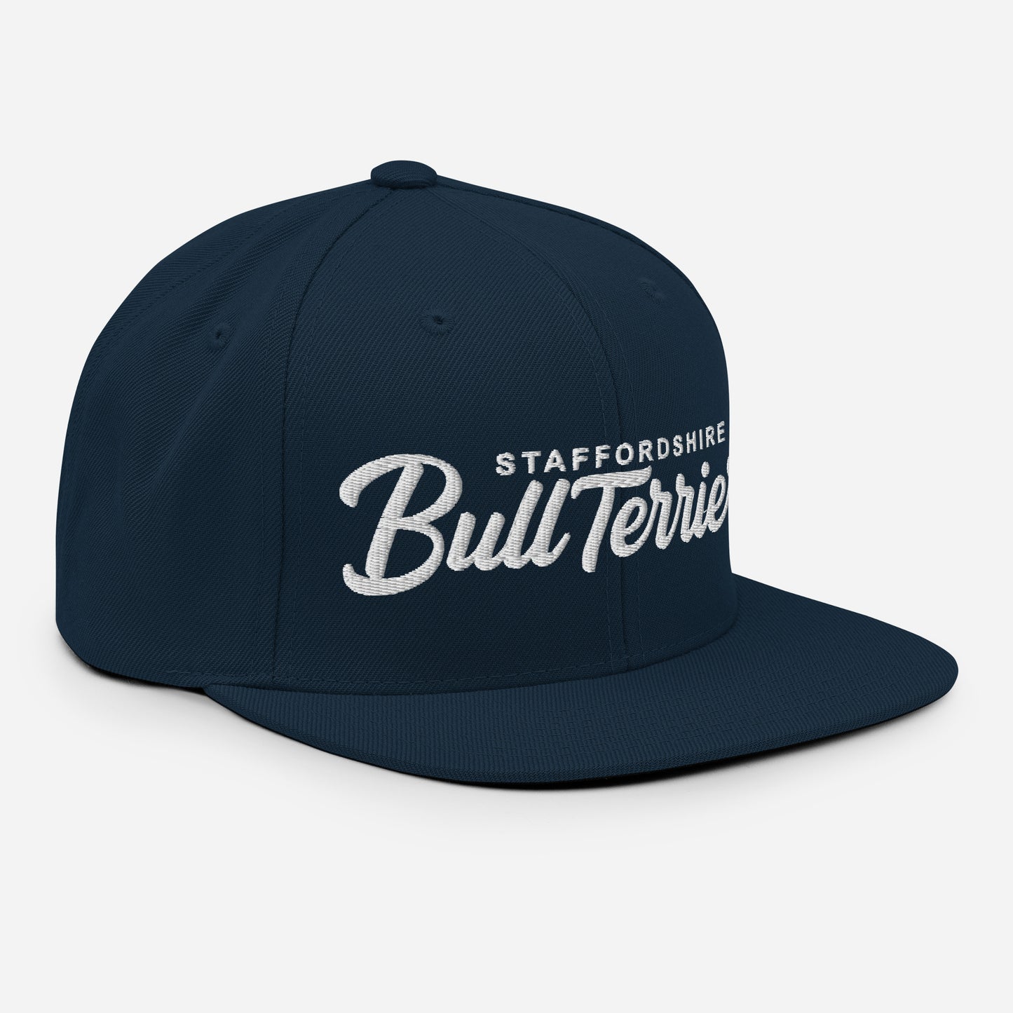 Staffordshire Bull Terriers Retro Snapback, Embroidered Print