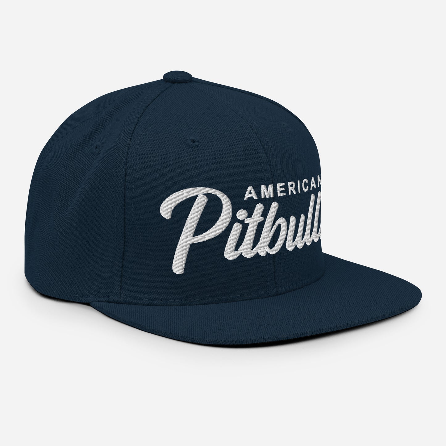 American Pitbulls Retro Snapback, Embroidered Print