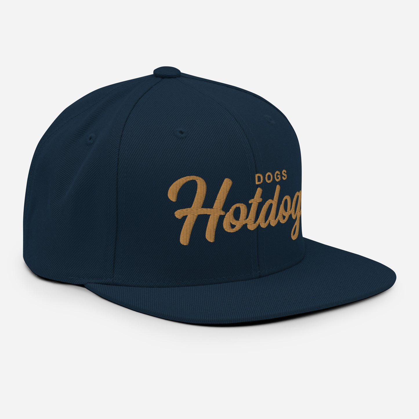 Hotdog DOGS Retro Snapback, Embroidered Print