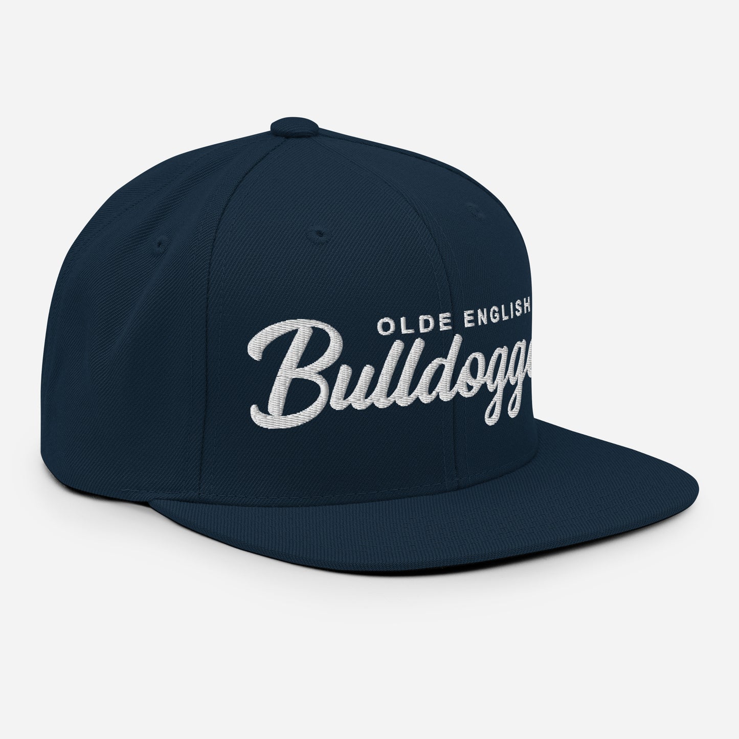 Olde English Bulldogges Retro Snapback, Embroidered Print