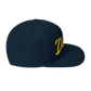 Golden Doodles Retro Snapback, Gold Embroidered Print