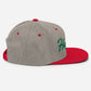 Happy Howlidays Retro Snapback, Embroidered Print