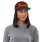 Golden Doodles Retro Snapback, Gold Embroidered Print