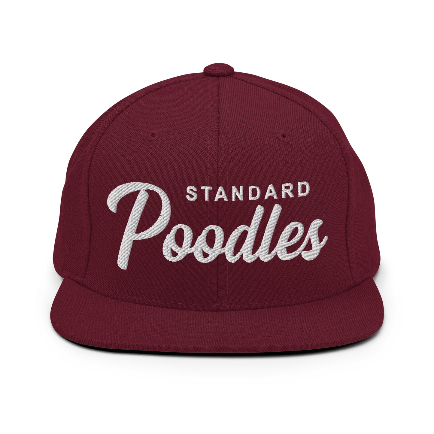 Standard Poodles Retro Snapback, Embroidered Print