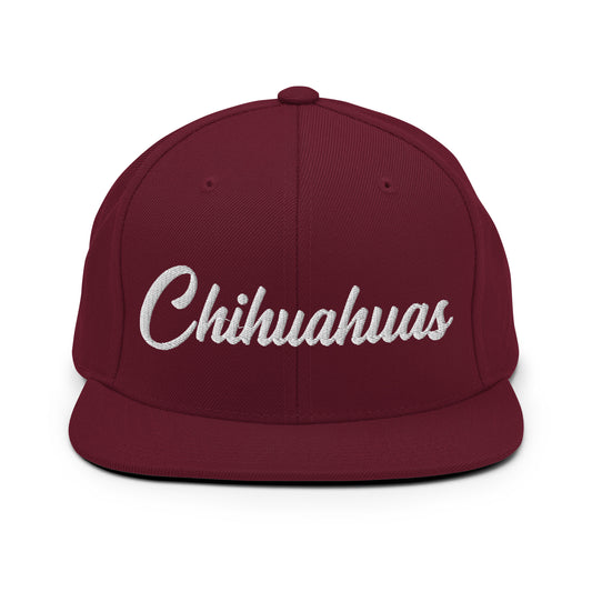 Chihuahuas Retro Snapback, Embroidered Print