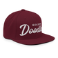 Golden Doodles Retro Snapback, White Embroidered Print