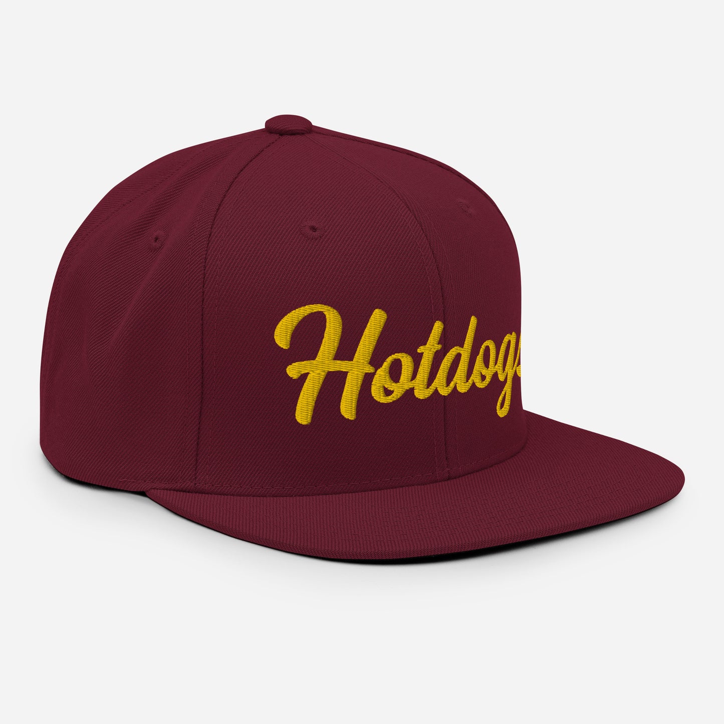 Hotdogs Retro Snapback, Embroidered Print