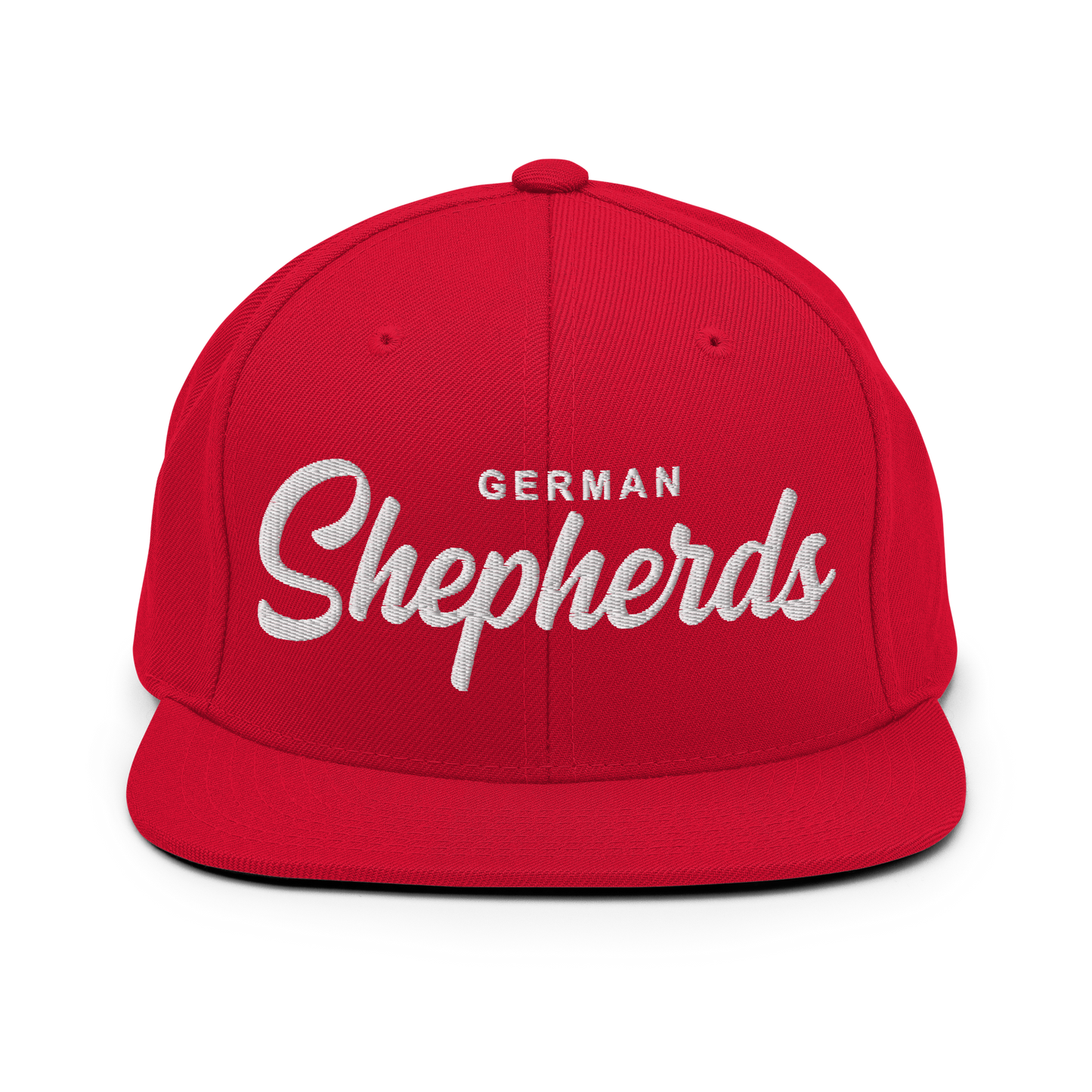 German Shepherds Retro Snapback, Embroidered Print