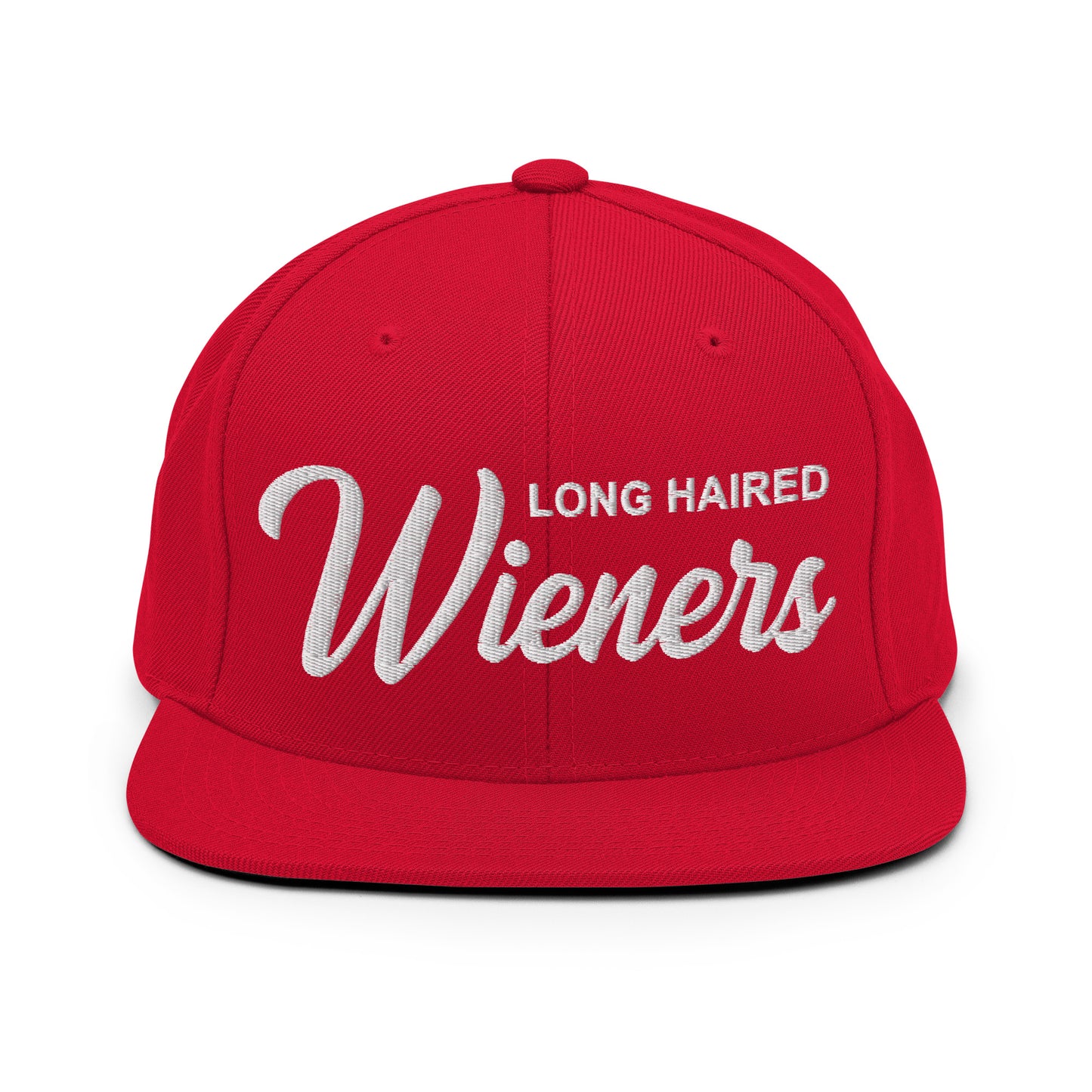 LONG HAIRED Wieners (Long Haired Dachshund) Retro Snapback, Embroidered Print