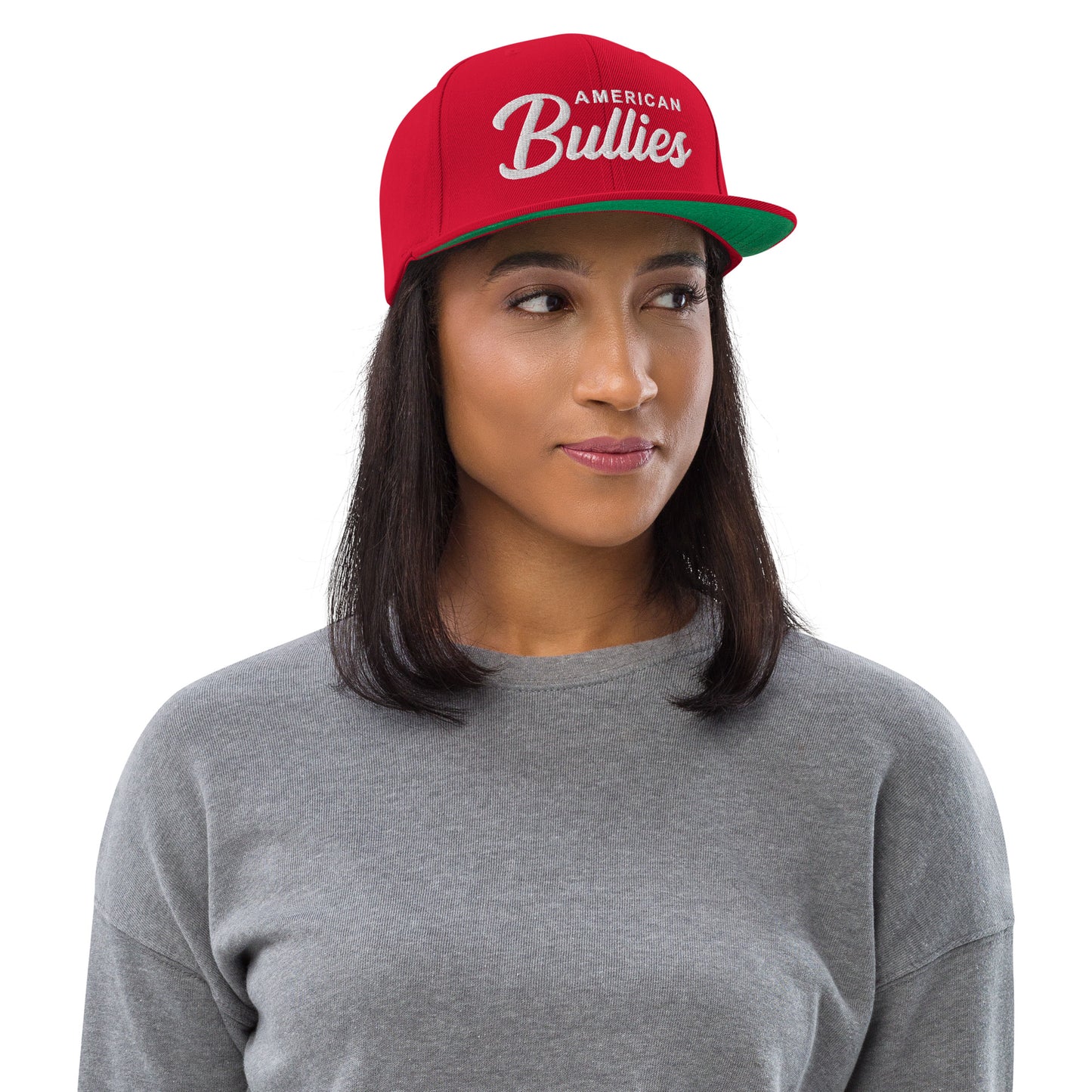 American Bullies Retro Snapback, Embroidered Print