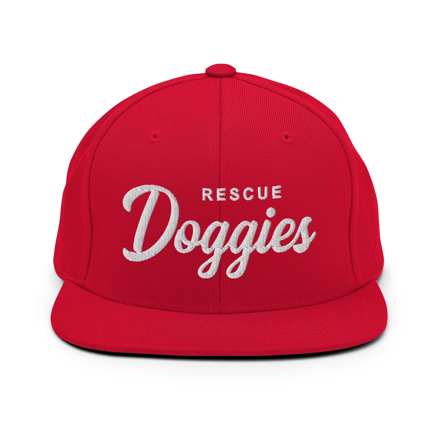 Rescue Doggies Retro Snapback, Embroidered Print