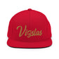 Vizslas Retro Snapback, Light Brown Embroidered Print