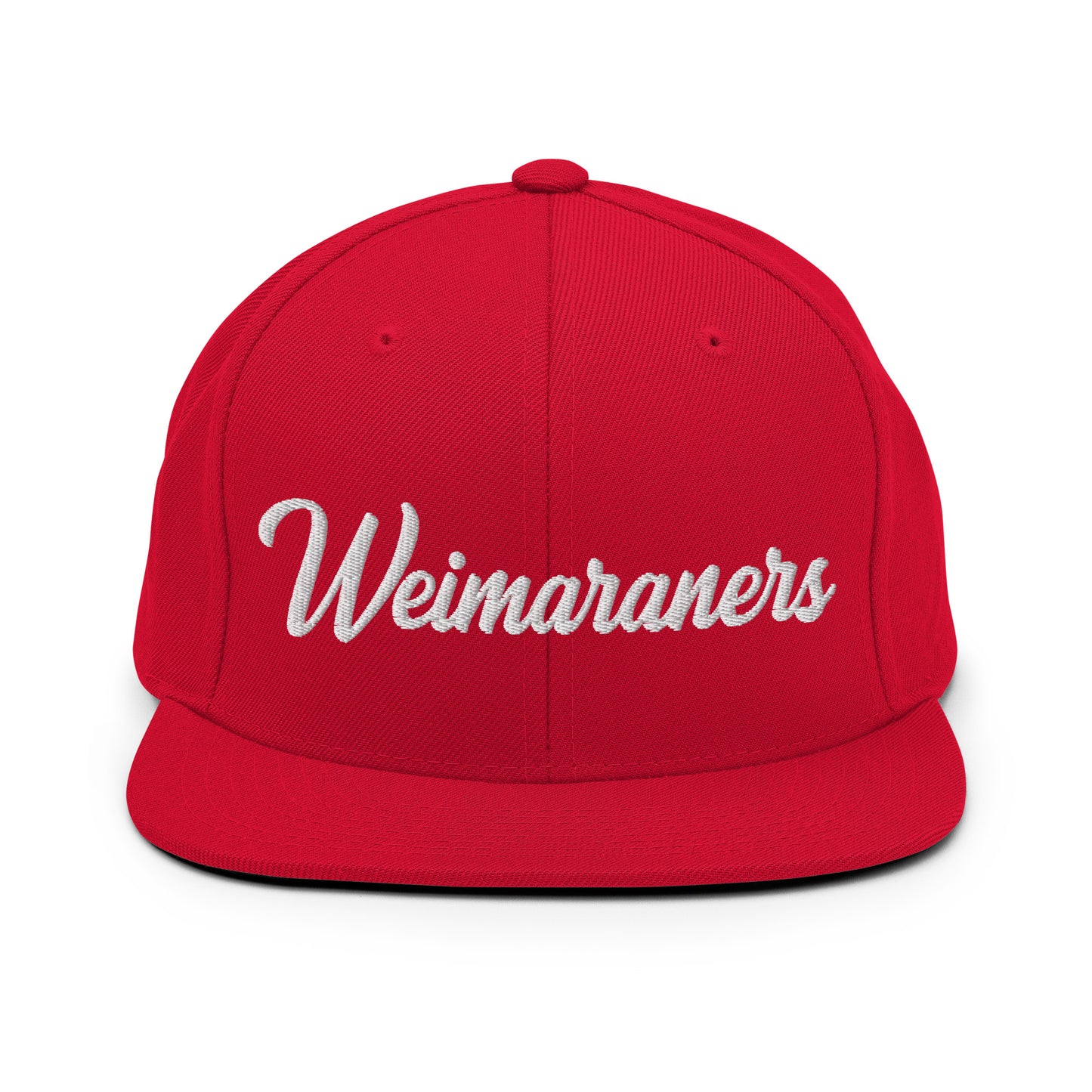 Weimaraners Retro Snapback, Embroidered Print