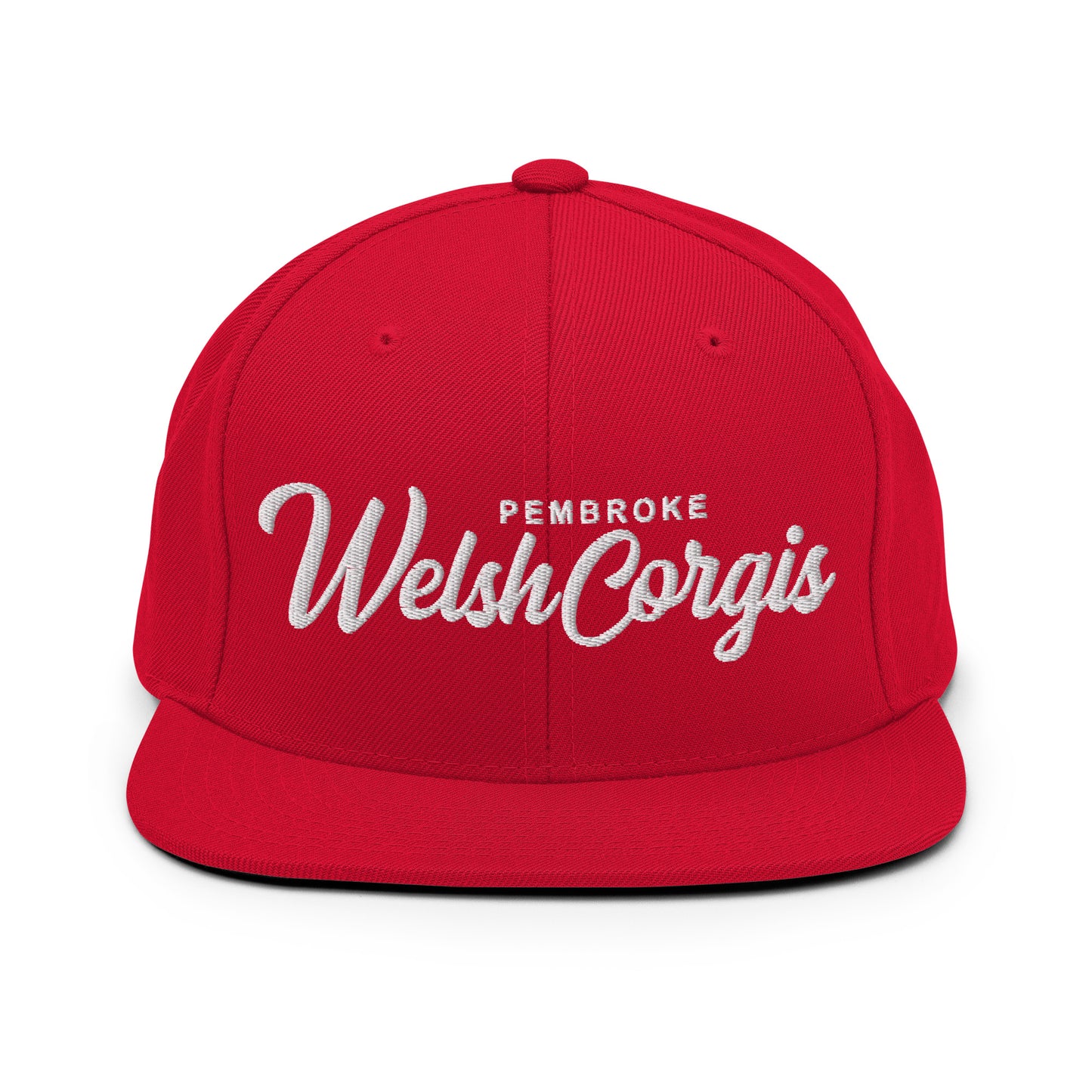 Corgis (Pembroke Welsh) Retro Snapback, Embroidered Print