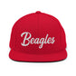 Beagles Retro Snapback, Embroidered Print