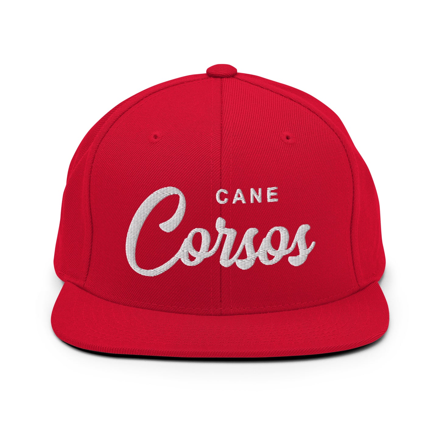 Cane Corsos Retro Snapback, Embroidered Print