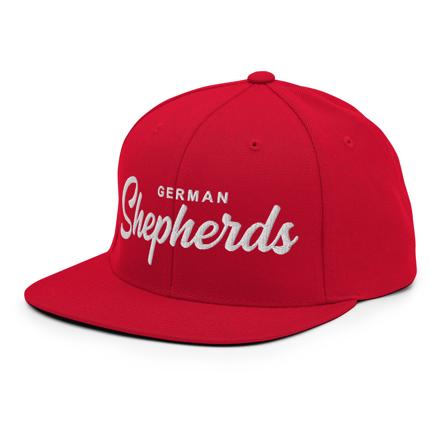 German Shepherds Retro Snapback, Embroidered Print