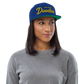 Golden Doodles Retro Snapback, Gold Embroidered Print