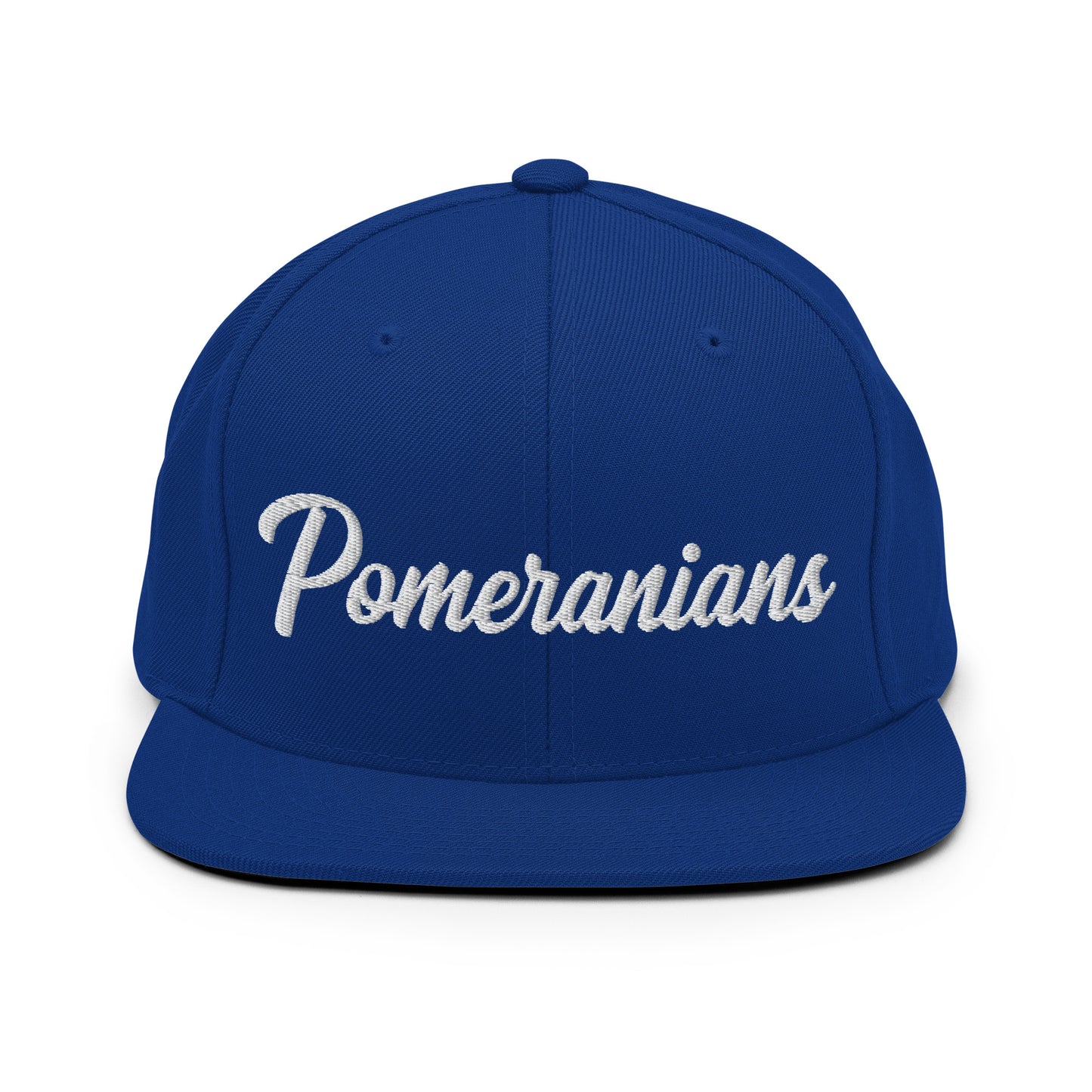 Pomeranians Retro Snapback, Embroidered Print