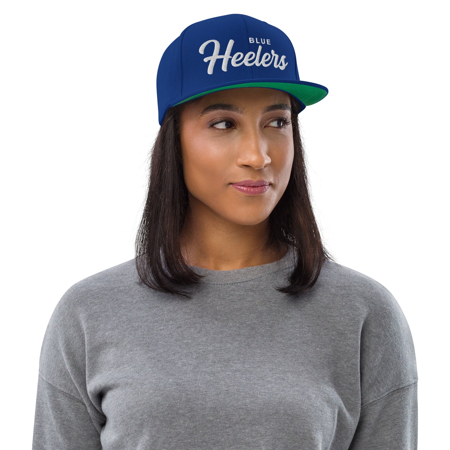 Blue Heelers Retro Snapback, Embroidered Print