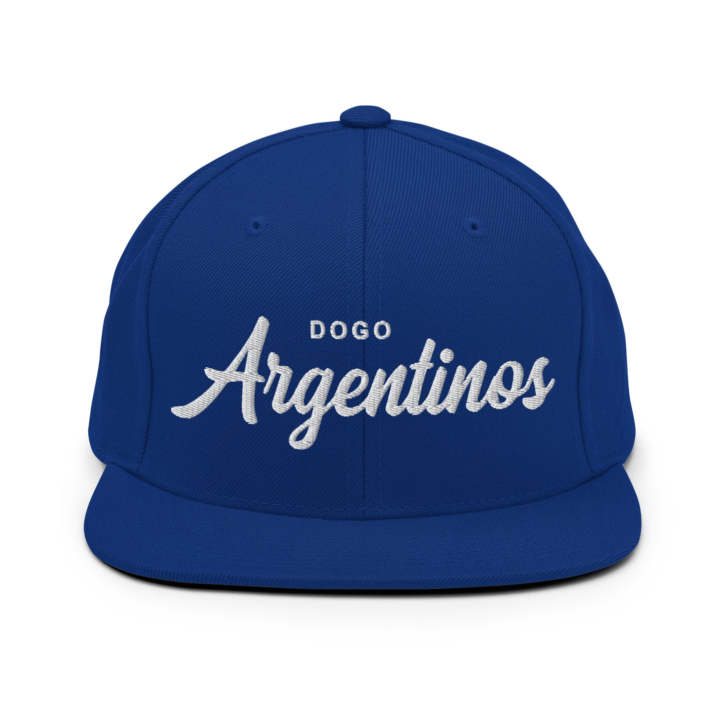 Dogo Argentinos Retro Snapback, Embroidered Print