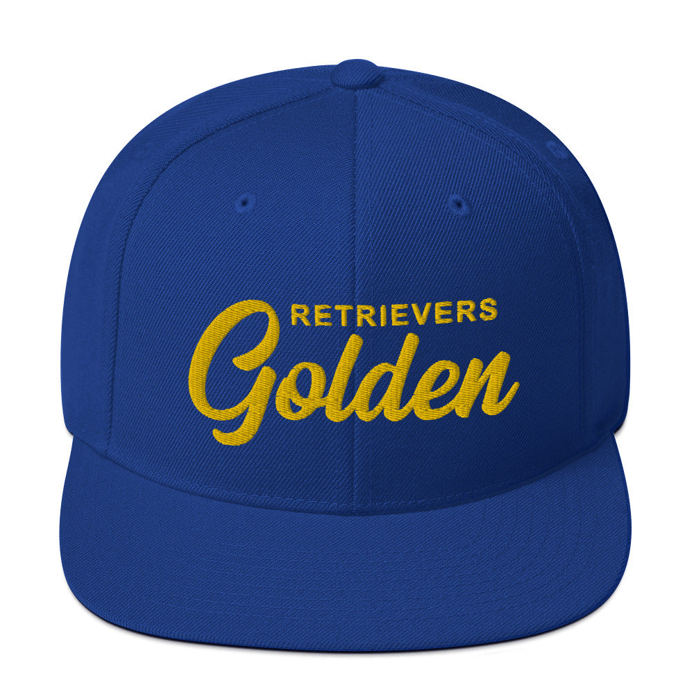 Golden RETRIEVERS Ver. 2 Retro Snapback, Embroidered Print