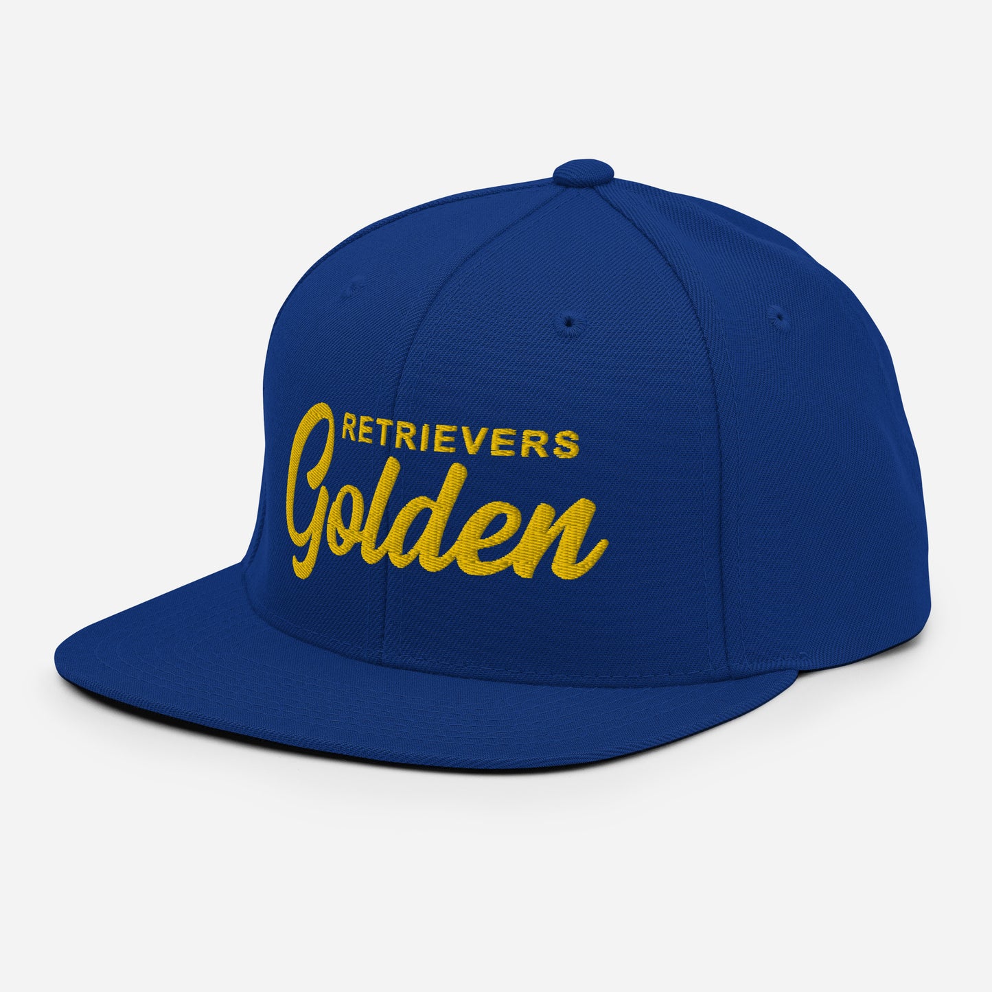 Golden RETRIEVERS Ver. 2 Retro Snapback, Embroidered Print