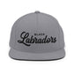 BLACK Labradors Retro Snapback, Embroidered Print