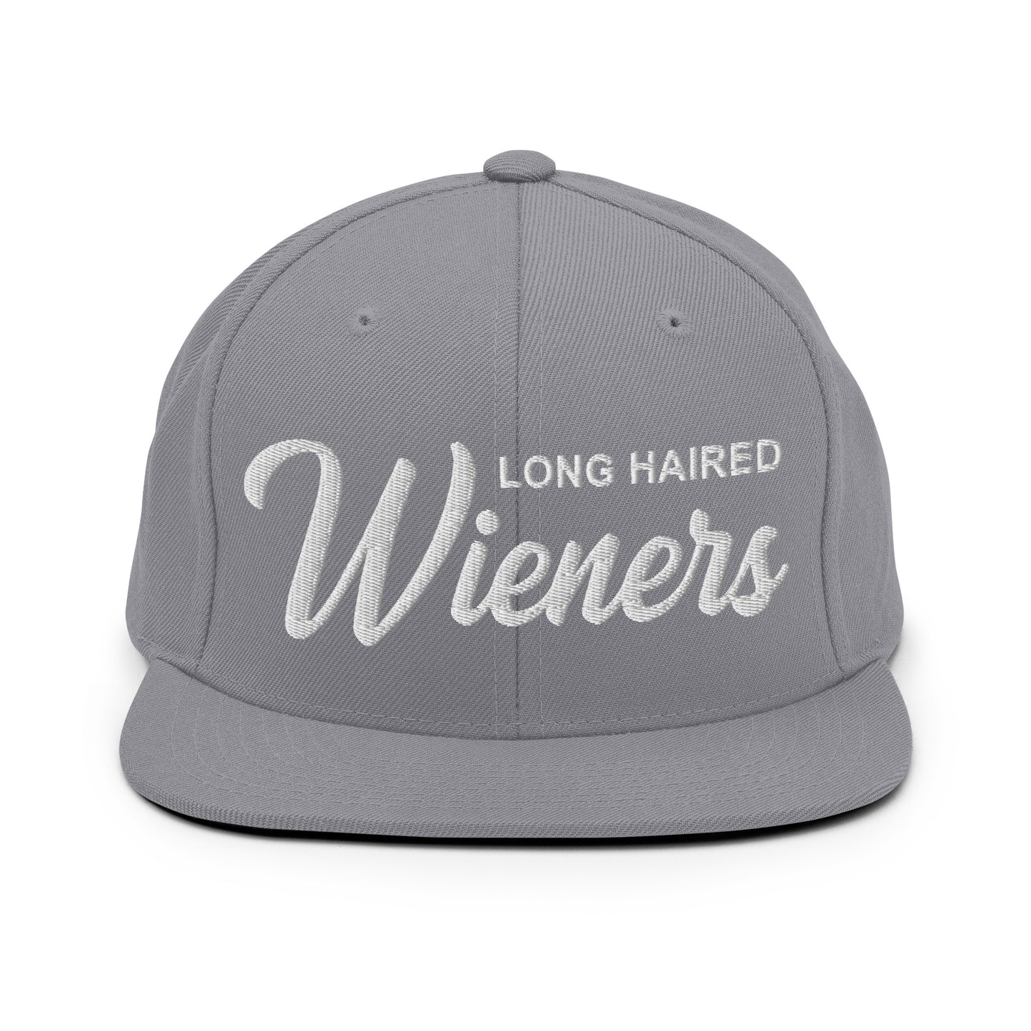 LONG HAIRED Wieners (Long Haired Dachshund) Retro Snapback, Embroidered Print