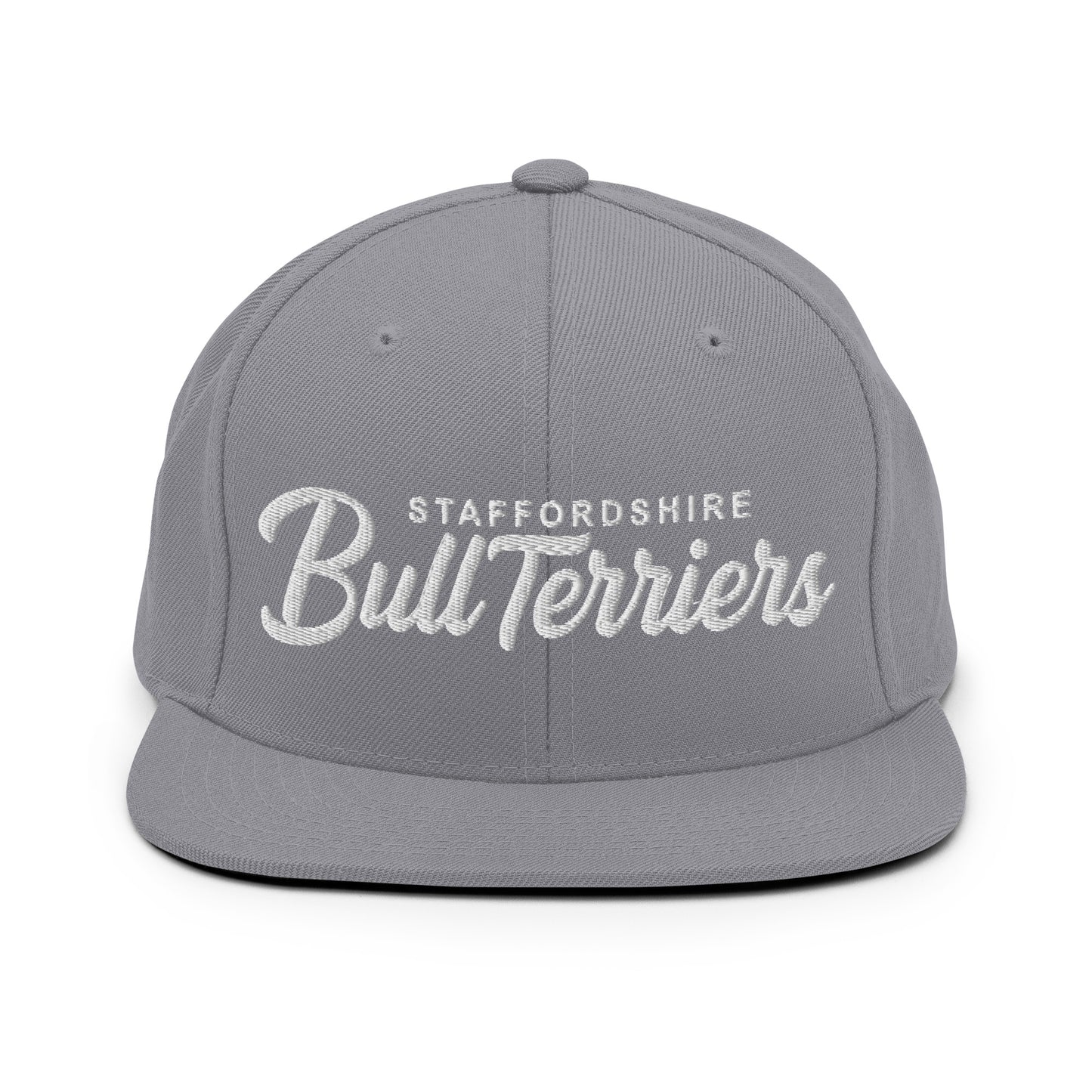 Staffordshire Bull Terriers Retro Snapback, Embroidered Print