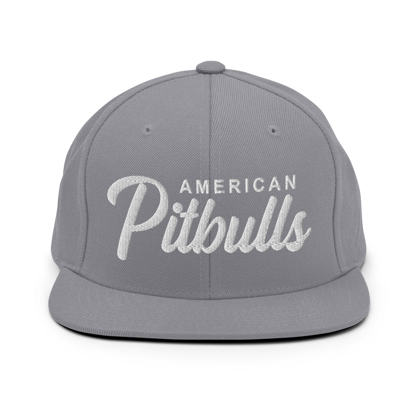 American Pitbulls Retro Snapback, Embroidered Print