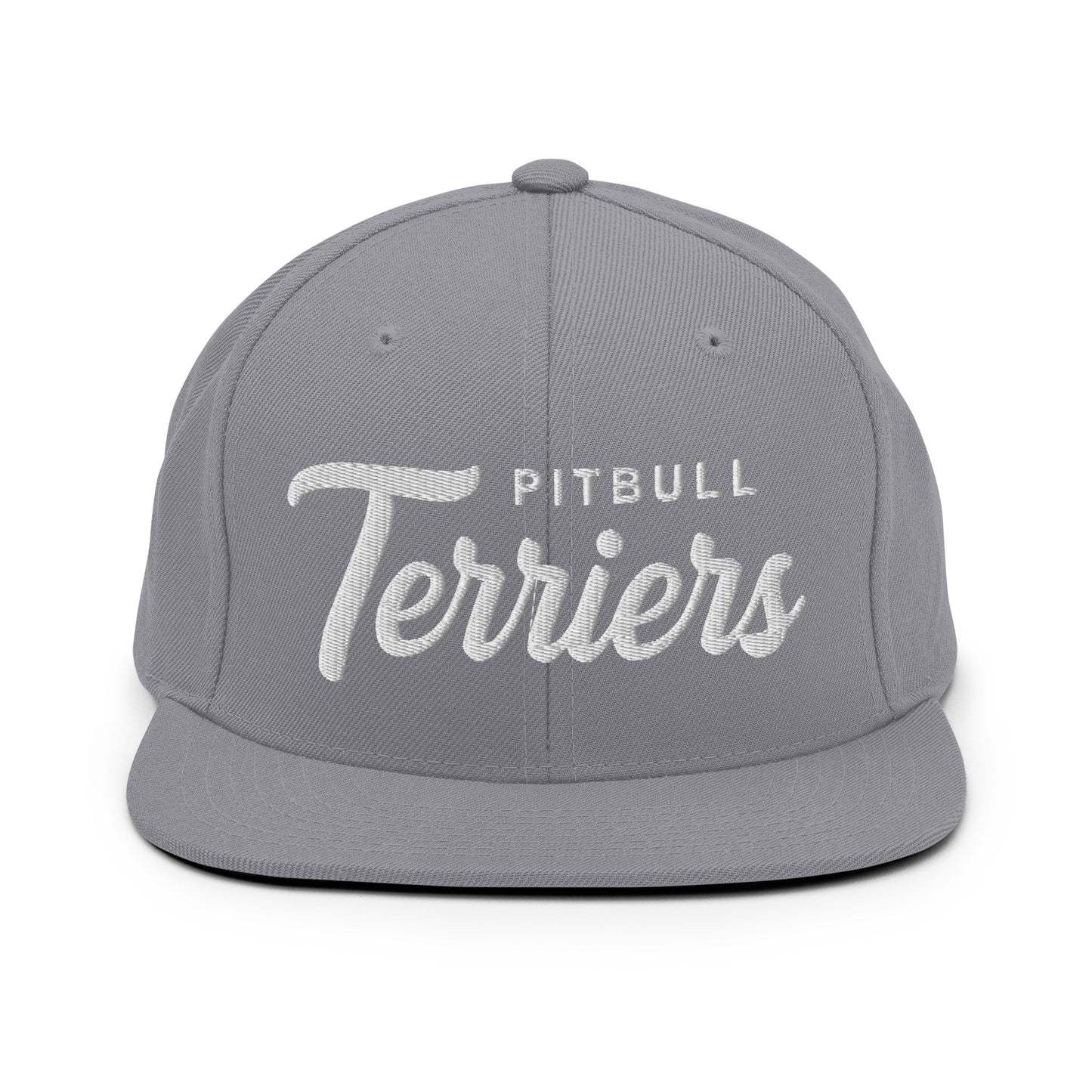 Pitbull Terriers Retro Snapback, Embroidered Print