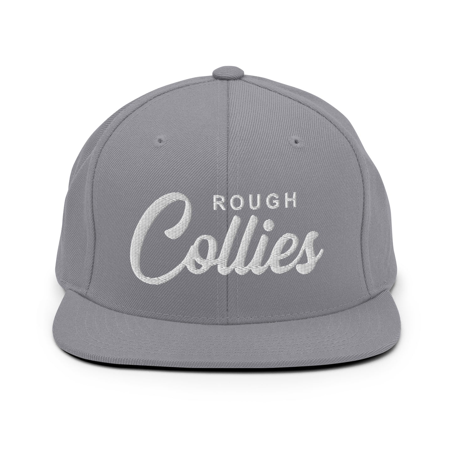 Rough Collies Retro Snapback, Embroidered Print