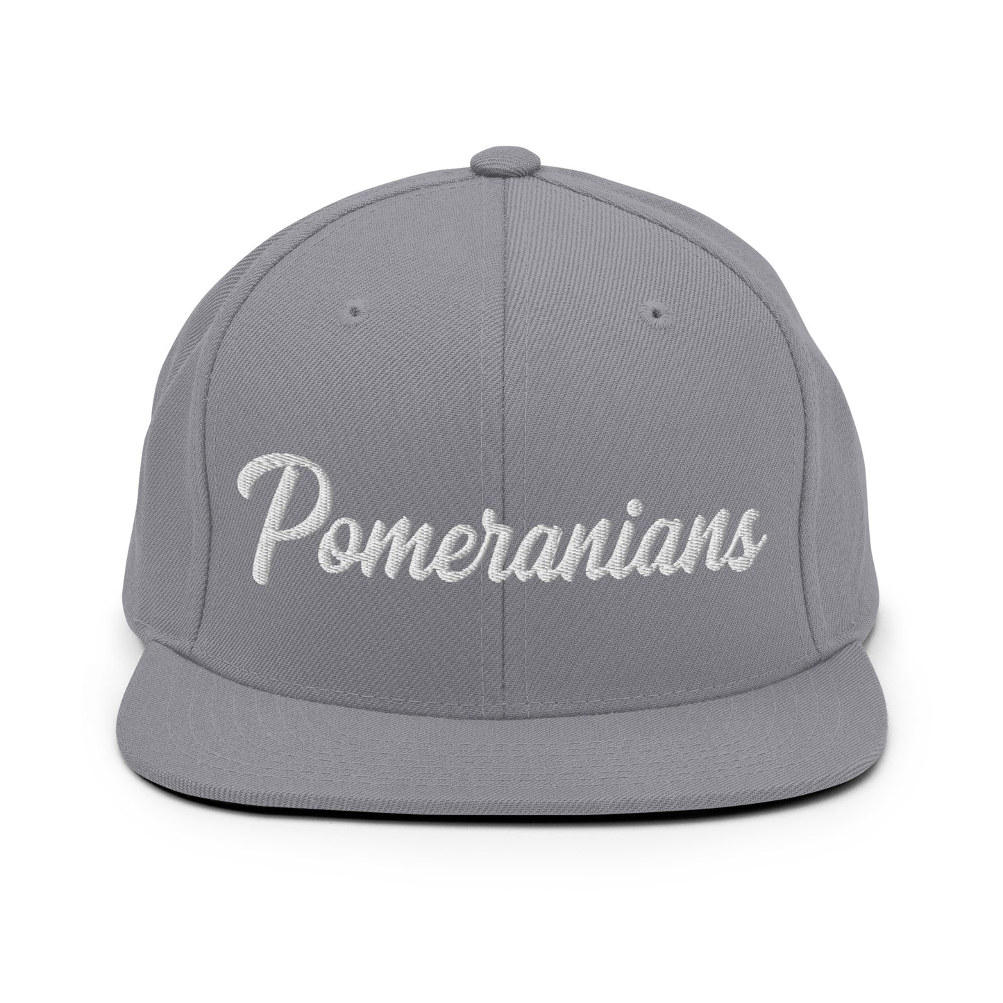 Pomeranians Retro Snapback, Embroidered Print