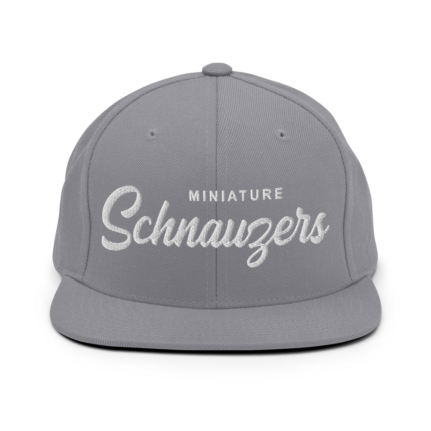 Miniature Schnauzers  Retro Snapback, Embroidered Print