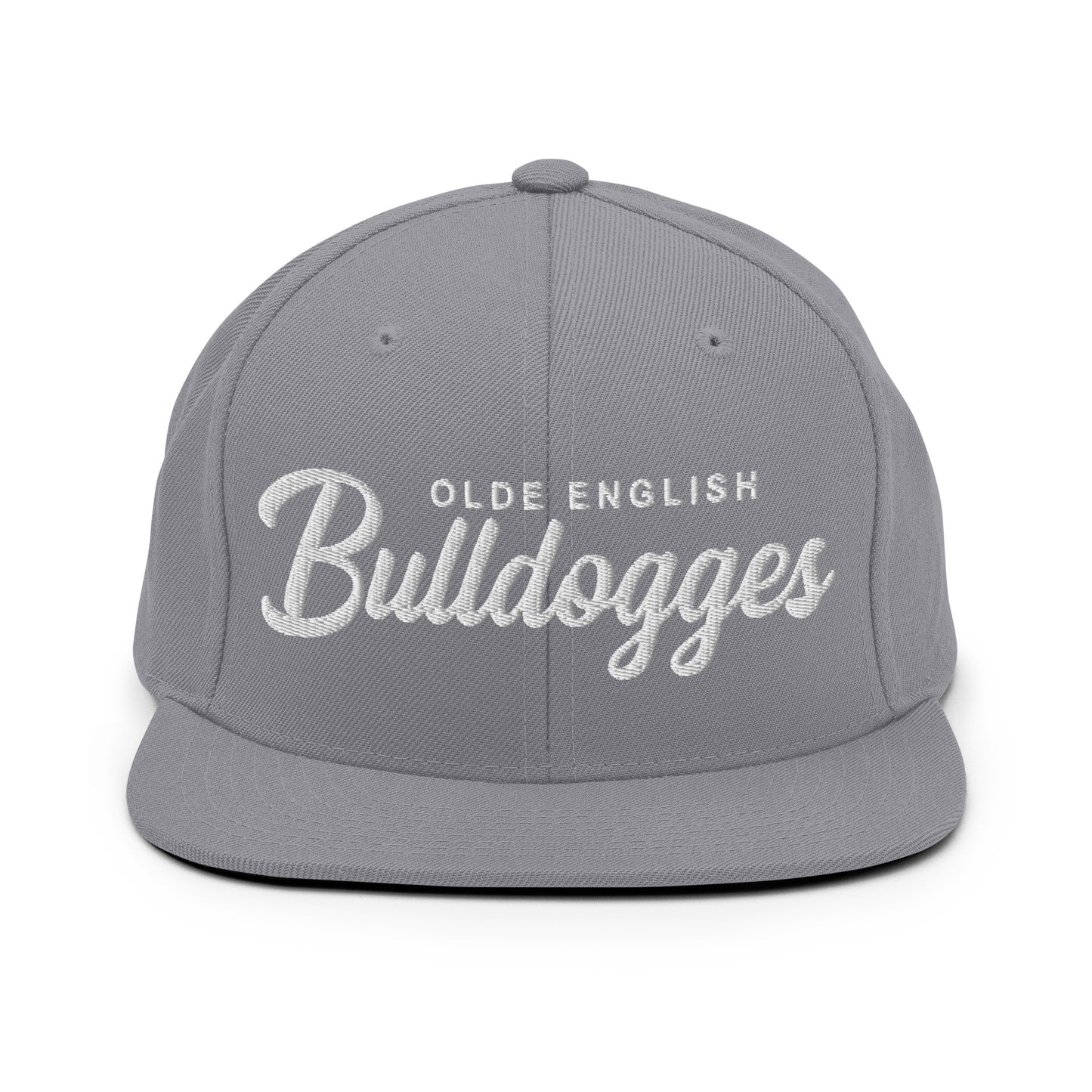 Olde English Bulldogges Retro Snapback, Embroidered Print