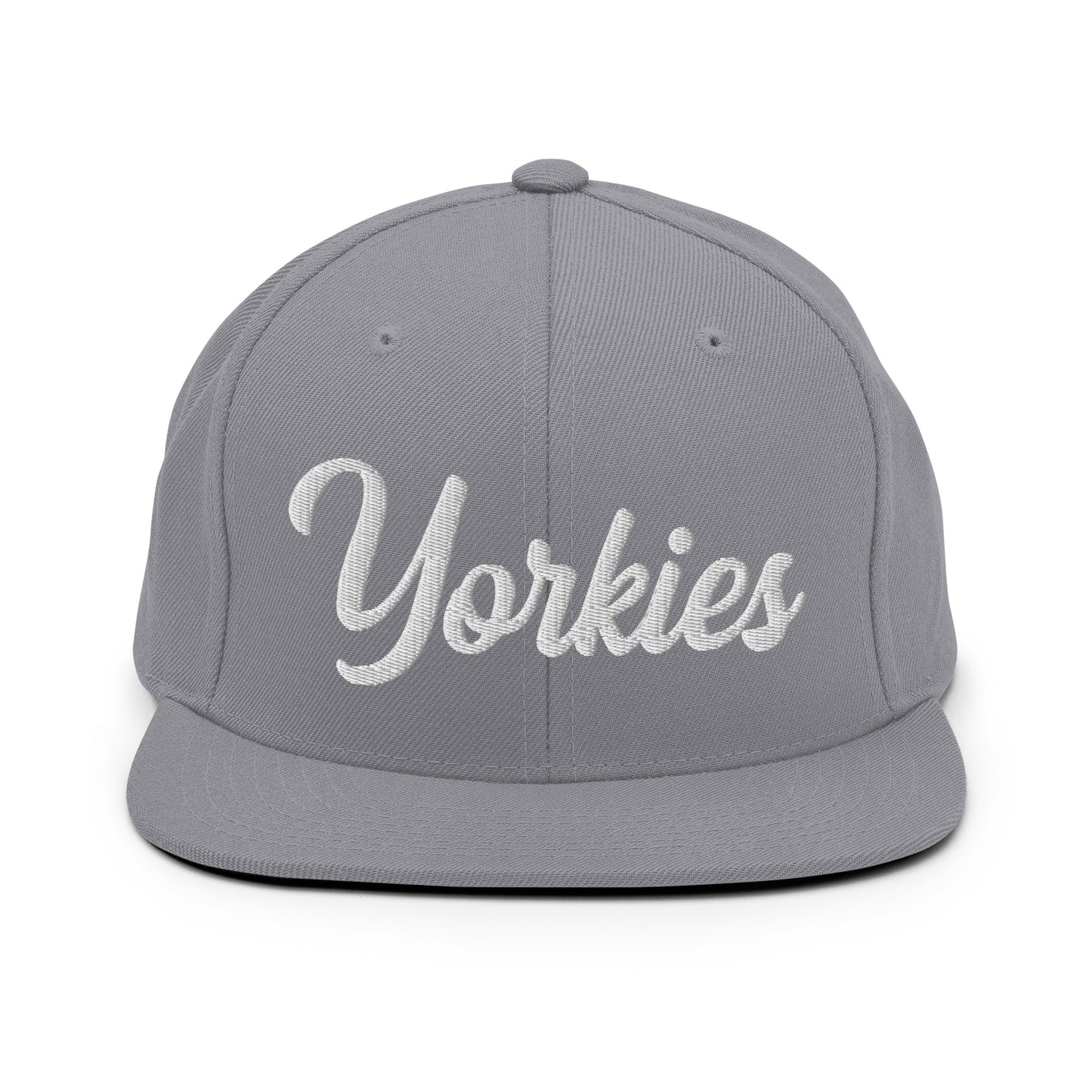 Yorkies Retro Snapback, Embroidered Print