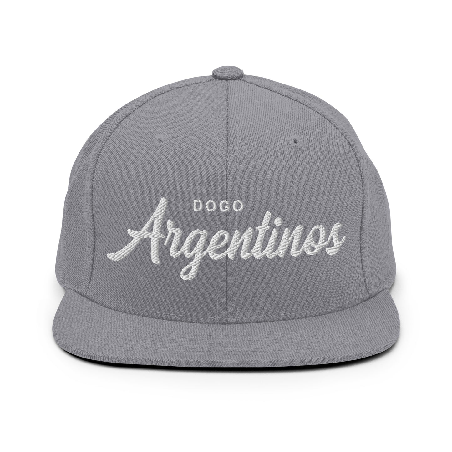 Dogo Argentinos Retro Snapback, Embroidered Print