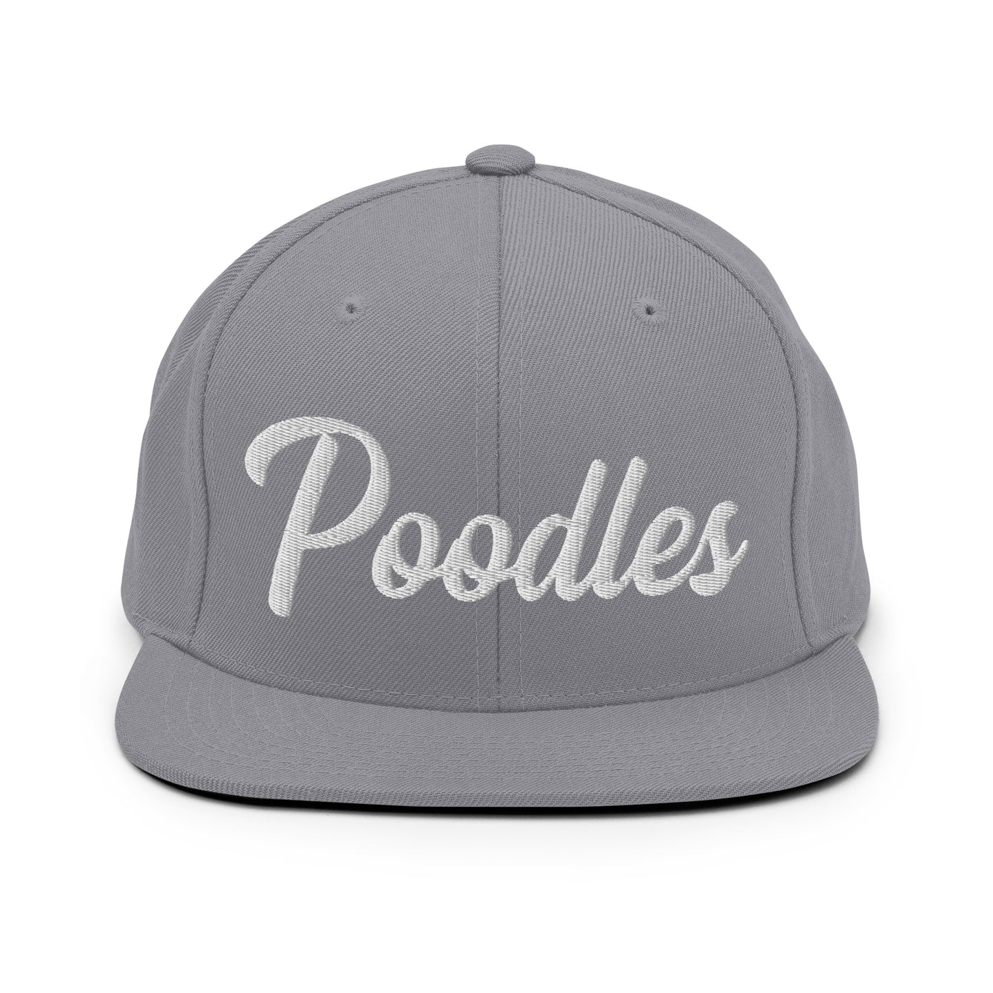 Poodles Retro Snapback, Embroidered Print