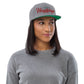 Happy Howlidays (Red) Retro Snapback, Embroidered Print