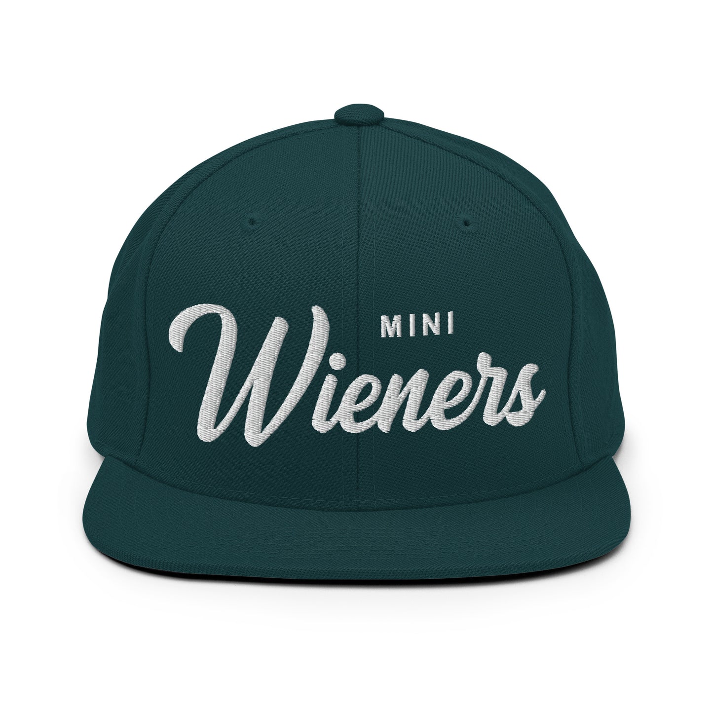 MINI Wieners (Mini Dachshund) Retro Snapback, Embroidered Print