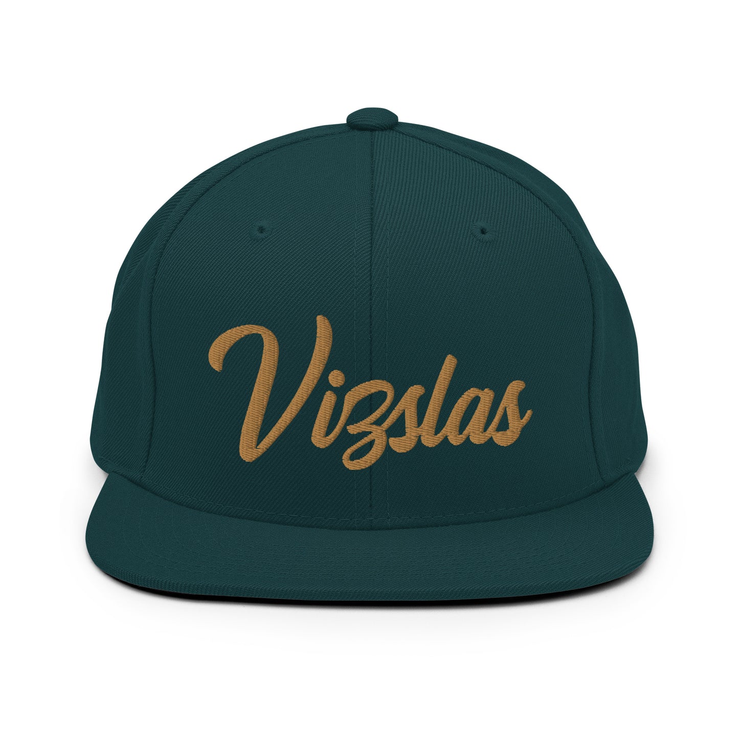 Vizslas Retro Snapback, Light Brown Embroidered Print