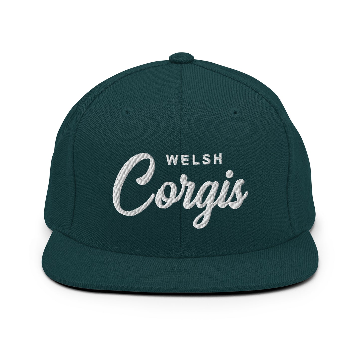 Welsh Corgis Retro Snapback, Embroidered Print