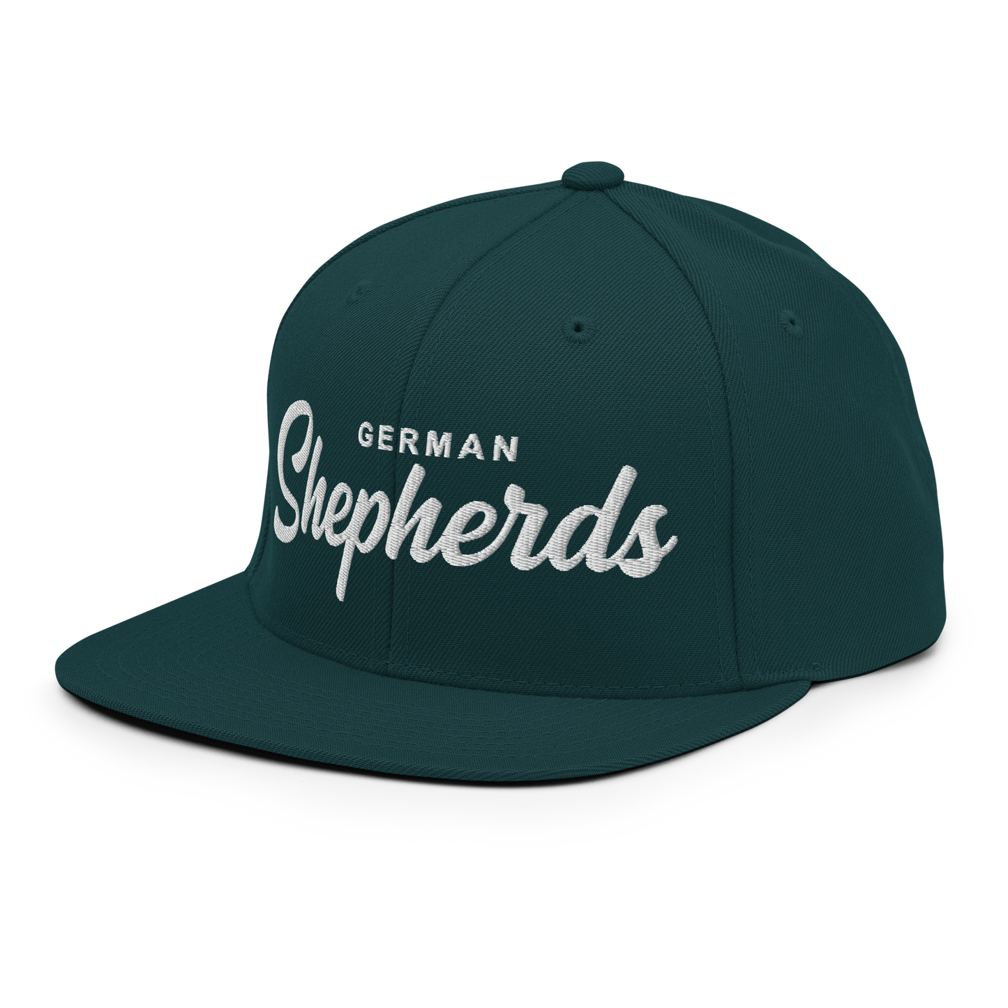 German Shepherds Retro Snapback, Embroidered Print