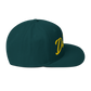 Golden Doodles Retro Snapback, Gold Embroidered Print