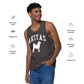 Akitas Collegiate Men’s Premium Tank Top, with Distressed Print